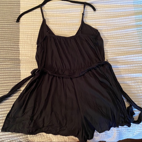 ASOS Wrap Front Beach Romper - Size 0 - Picture 4 of 5